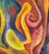 Textile Lu D Huang "Mirage" Mixed Media on Canvas For Sale - Image 7 of 10