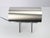 Vintage Stainless Steel Table Lamp in the style of François Monnet, 1970s For Sale - Image 10 of 13