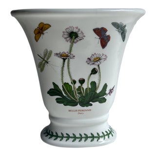 Daisy Botanic Garden Oval Ceramic Vase by Portmeirion, 1970’s For Sale
