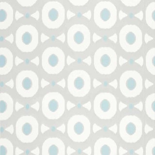 Harlequin Zinnia Fabric in Tranquility/Sky For Sale