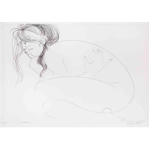 Emilio Greco, Nude Ellipse n.2, 1970, Etching For Sale