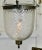 Hand Blown Diamond Cut Crystal Bell Jar Lantern For Sale - Image 4 of 7