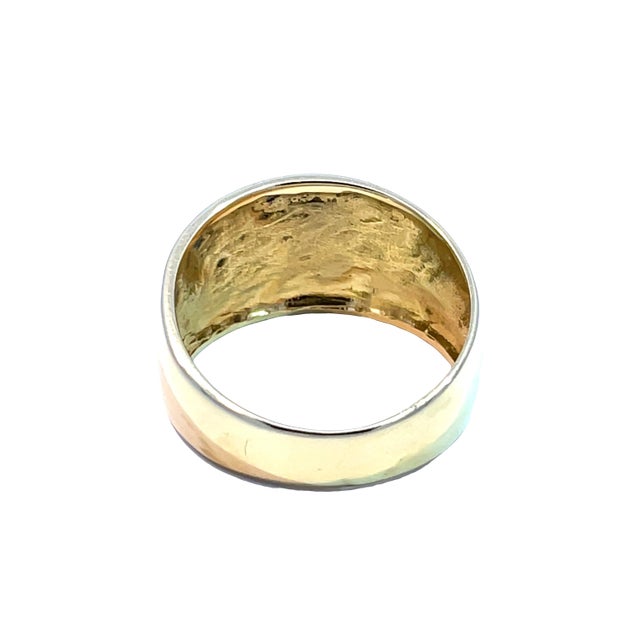 Elevate your jewelry collection with this stunning 14k yellow gold ring. Weighing 5.34 grams and sized at 7.25, this ring...