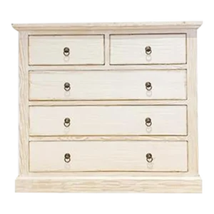 1990s Asian White Wash Dresser