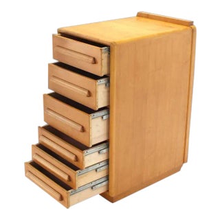 Early 20th Century Deep Drawers Heavily Custom Built File Cabinet For Sale