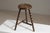Mid-Century Modern High Wooden Tripod Stool, France, 1950s For Sale - Image 3 of 8