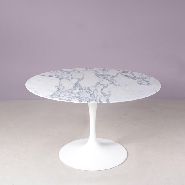 Marble Dining Table by Saarinen for Knoll Int, USA, 1970s For Sale - Image 3 of 9