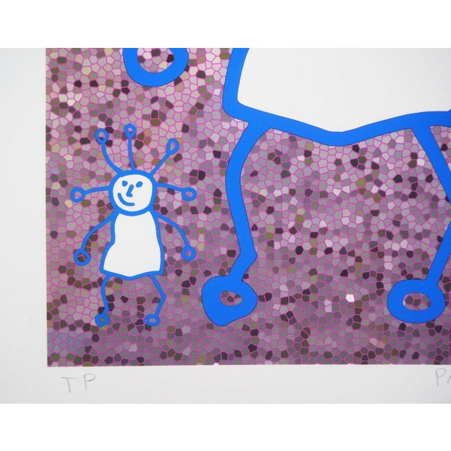 Paul Kostabi, Mother and her Children, Giclee Print For Sale - Image 4 of 6