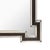 Mid-Century Etruscan Key Form Segmented Umber Lacquered & Giltwood Lined Mirror For Sale In New York - Image 6 of 9