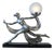 1990s Modern/deco semi-nude girl Lamp For Sale