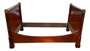 Empire Bed in Mahogany