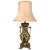 French Hand-Painted Faience & Bronze Urn Table Lamp For Sale - Image 10 of 10