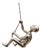Silver Position 5 Climbing Man Wall Art For Sale