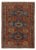 Hand-Knotted Antique Russian Soumak Rug in Red, Blue, Medallion All Over Pattern For Sale In New York - Image 6 of 6