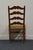 Ethan Allen Country Craftsman Collection Solid Maple Early American Ladderback Dining Side Chair W. Rush Seat 19-6301 For Sale In Kansas City - Image 6 of 7