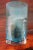 Glass Floral Etched Art Glass Vase For Sale - Image 7 of 9