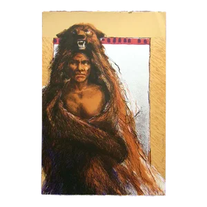 Larry Fodor "Bear Medicine" Hand Signed & Numbered Limited Edition Lithograph