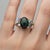 Modern Black Opal Multicolor Ring in 14k Gold, Size 7.5 For Sale - Image 3 of 9