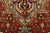Serapi Rug 4’11” X 8’3” Red Wool Tribal Hand-Knotted Oriental Carpet For Sale - Image 9 of 12