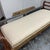 Rustic Wood Daybed Bench + Cushion, Vintage For Sale - Image 12 of 12