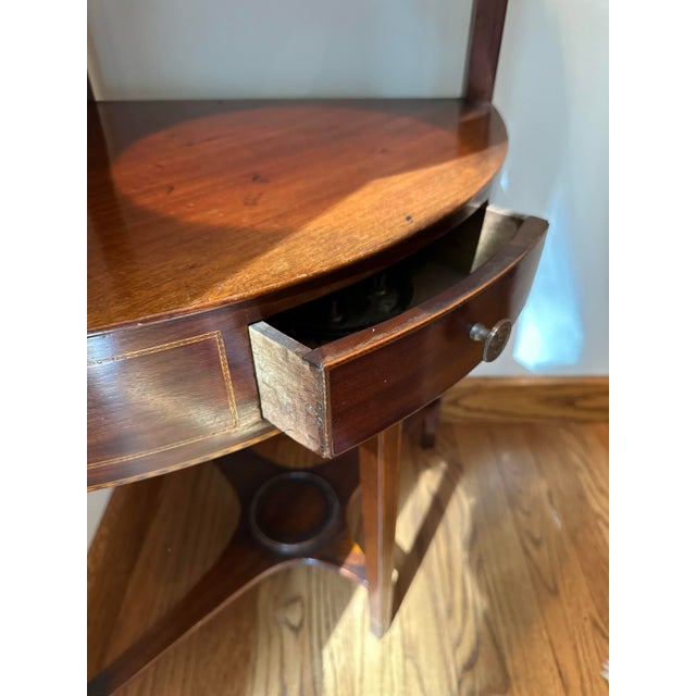 Antique Mahogany Corner Wash Stand C 1800 For Sale In Washington DC - Image 6 of 8