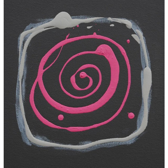 2022 "Rotation" Colorful Abstract Contemporary Painting in a Grid by Winifred Booth For Sale - Image 10 of 13