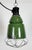 1960s Industrial Green Enamel Cage Pendant Lamp from Philips, 1960s For Sale - Image 5 of 16
