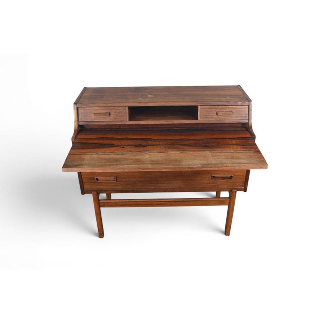 Mid 20th Century Mid 20th Century Arne Wahl Iversen Model 70 Secretary Desk in Rosewood For Sale - Image 5 of 10