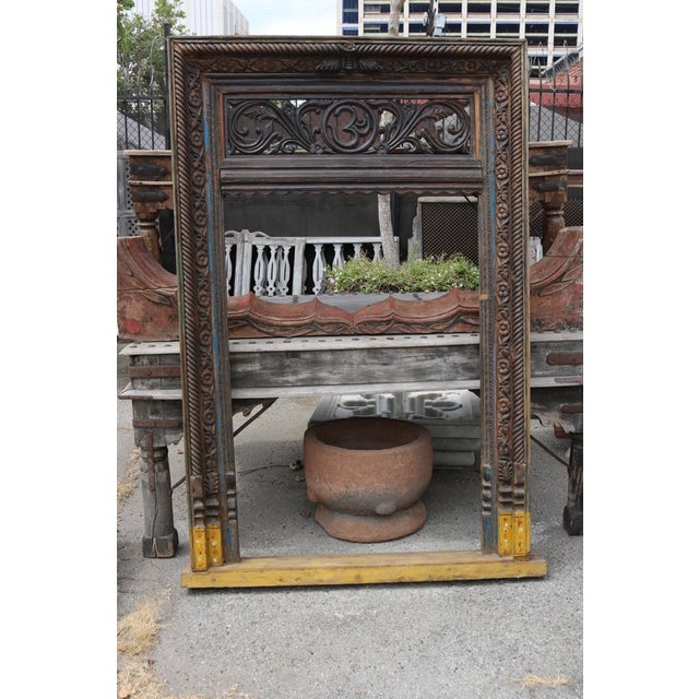 1920s Indian Hand Carved Door Frame Chairish