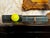 Pair of Vintage Traditional Scottish Tartan Plaid Painted Wood and Brass Arched Lidded Boxes, Blue & Green For Sale - Image 11 of 12