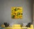 This is another painting that has a lot of movement and energy. Bright yellows predominate with blues and oranges offering...