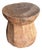 1970s Aged Javanese Teak Wood Side Table – Sculptural Organic Pedestal For Sale
