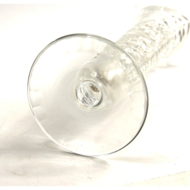 Vintage Leaded Glass Crystal Bud Vase For Sale - Image 4 of 4