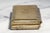 Heavy Antique Meriden Stamp Box Gold Gilt Desk Paperweight Accessory Home Office Decor For Sale - Image 9 of 13