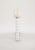 Handcrafted Ceramic Floor Lamp in Red Glaze With Linen Lampshade For Sale - Image 10 of 12