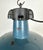 Mid-Century Modern Industrial Blue Enamel Factory Lamp with Cast Iron Top, 1960s For Sale - Image 3 of 16
