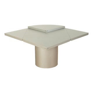 Silver Quadrondo Dining Table by Erwin Nagel for Rosenthal For Sale