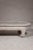 Teak Wood Vintage Whitewash Low Coffee table with Oval Top and Carved Legs For Sale - Image 12 of 12