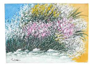 Costanza Mantovani, Broom in Sanremo, 2000s, Oil on Canvas