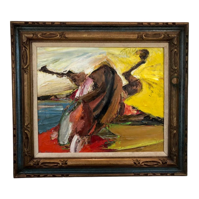 1950's Modernist Abstract For Sale