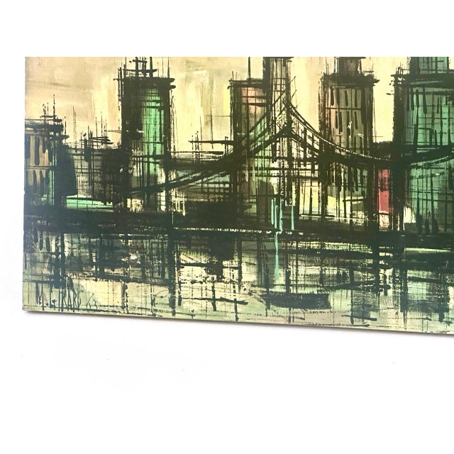 Marius Girard, Metropolitan Bridge, 1963, Lithograph For Sale - Image 4 of 10