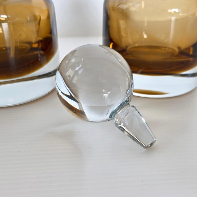 Vintage Perfume Set with Spray Bottle in Murano Glass, 1970s, Set of 3 For Sale - Image 8 of 13