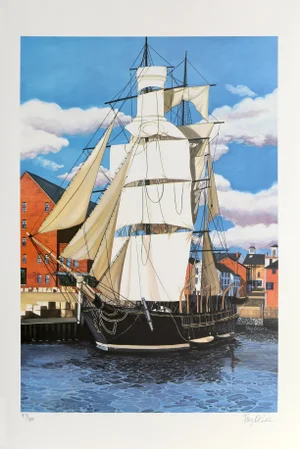 Absolut Statehood: Massachusetts, Tony DeLuz Lithograph
