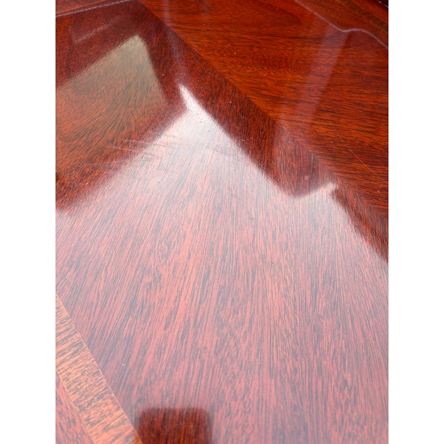 Vintage Lane Altavista Mahogany Chinese Chippendale Writing Desk Table For Sale - Image 11 of 12