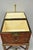 Late 20th Century Furniture Classics LTD Chinese Teak & Bamboo Campaign Chest Side Table on Stand For Sale - Image 11 of 18