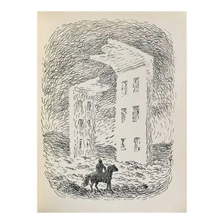 1948 Rene' Magritte Illustration 7, Les Chant De Maldoror For Sale