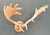 Vintage Carved Wood Antler Wall Mount For Sale - Image 12 of 12