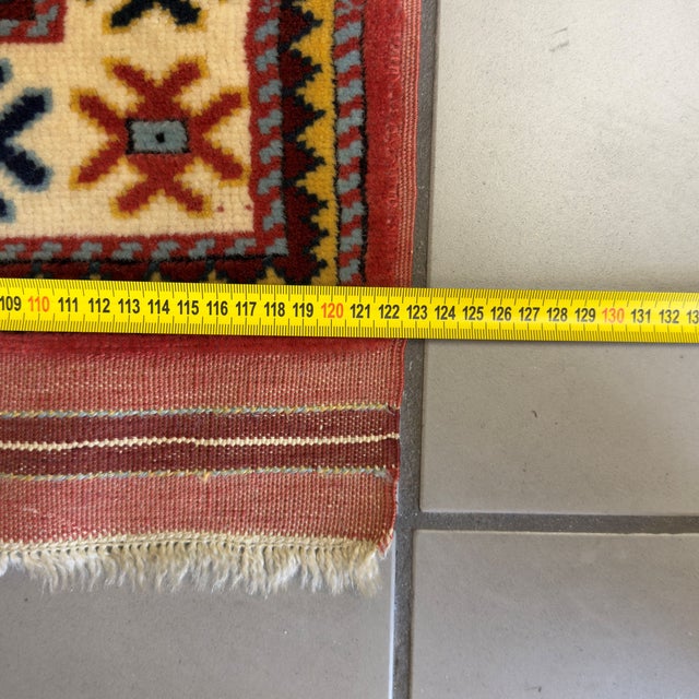 Yalameh Rug with Fine Geometric Pattern by Ignoto For Sale - Image 10 of 11