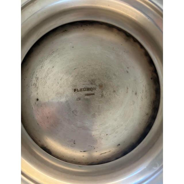 Vintage French Fleuron Christofle Silver Plate Champagne Bucket Wine Cooler For Sale - Image 9 of 9