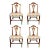 George III Mahogany Side Chairs - Set of 4 For Sale